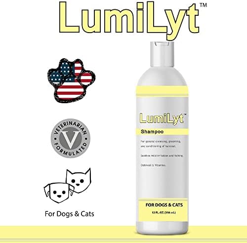 LumiLyt Sampon - Általános Tisztítás, Ápolás, & Légkondicionáló Kisállat Szőrzet - Hatékony Mind a Cats & Dogs - Tartalmaz