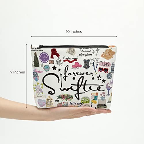 Vicces Ihletett Swiftie-Fan Ajándék Zenét Szerető Árut Kozmetikai Táska TS Rajongók Dalt Lista Album Ajándék Női Rajongók