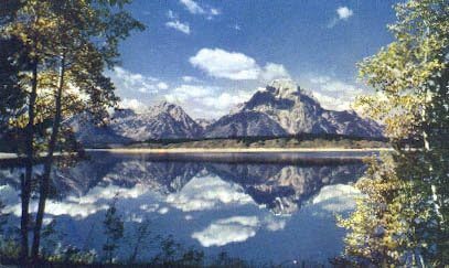 Teton Tartomány, Wyoming Képeslap