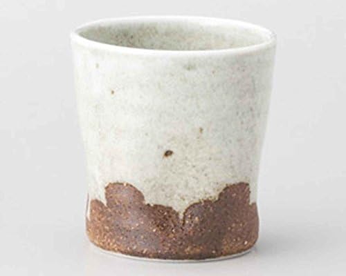 Fehér Iga 3inch Készlet 5 Japán Tea Csésze Barna porcelán Japánban Készült