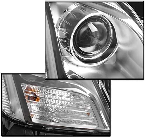 ZMAUTOPARTS DRL LED Projektor Fényszóró Fényszóró-Utasoldali Chrome Kompatibilis 2013-2017 Cadillac XTS