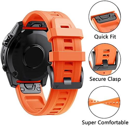 SAWIDEE 22 26mm Szilikon Watchband Pántok a Garmin Fenix 6X 6 Pro 7 X 7 5 5X 3 3HR 945 Smartwatch Karkötő gyorskioldó