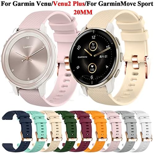 GXFCUK Okos óraszíjak A Garmin Venu/Venu2 Plusz Vivoactive 3 Szilikon Watchbands GarminMove Sport Forerunner 245 645