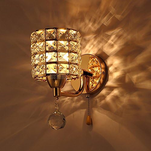 OXVUE Fali Gyertyatartó, Egyedi Arany Crystal LED Fali Lámpa Gyertyatartó Modern, Egyszerű, Fém Vas Fali Lámpa Étkező,