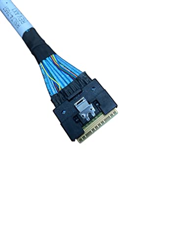 DiliVing SlimSAS 8X 2*MiniSAS 4X HD,SFF-8654 74Pin 2*SFF-8643 36Pin Kábel 80cm(Broadcom MPN 05-60003-00)