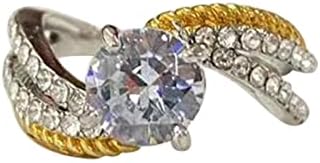 16 Gyűrűk Meghatározott Divat Gyönyörű Gyémánt Cirkon Gyűrű A Nők, Eljegyzési Gyűrű, Ékszerek, Ajándék Gyűrű 18k