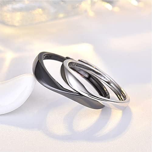 MIFYNN Nyilatkozat Gyűrű a Párok, Bambusz Gyűrű a Nők a Férfiak Állítható Esküvői Trendi Aranyozott Gyűrű, Ékszerek,
