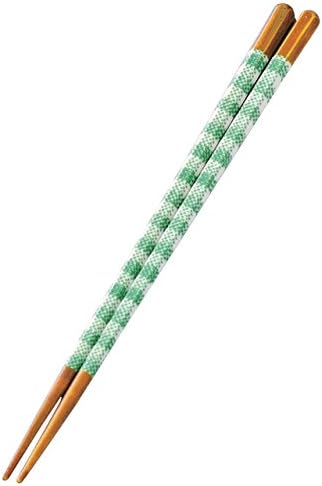 Pálcika : Fukui Kézműves Kockás GR Hex erezetű, Pálcika (Made in Japan), 8.7 cm (22.2 cm), Átmérő 1.4 inch (35 mm),