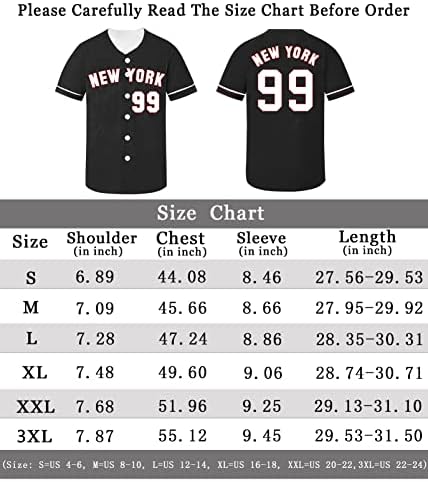 TIFIYA New York 99/23 Nyomtatott Baseball Jersey york Baseball Team Ingek Férfiak/Nők/Fiatal