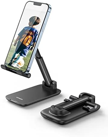 UGREEN Telefon készenléti Asztal Összecsukható Jogosultja Állítható Magasságú mobiltelefon Bölcső, Dokkoló Kompatibilis