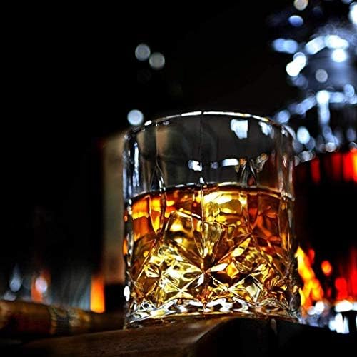 YUESFZ Kristály Whiskys Poharat, 11 Oz Egyedi Bourbon Üveg, Ultra-Világosság Dupla Régi Szemüveg, Inni, Whisky, Konyak,