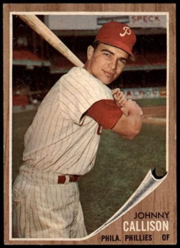 1962 Topps 17 Johnny Callison Philadelphia Phillies (Baseball Kártya) EX Phillies