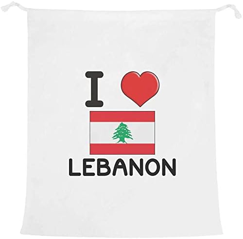 Azeeda 'Szeretem Libanon' Mosoda/Mosógép/Tároló Táska (LB00021600)
