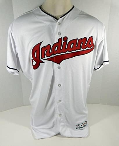 2018-ig a Clevelandi Indiánok James Hoyt Játék Kiadott Fehér Jersey DP06579 - Játék Használt MLB Mezek