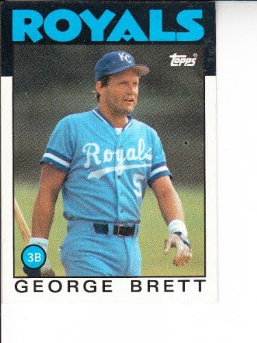 1986 Topps 300 George Brett Baseball