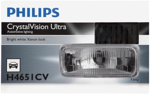 Philips H6054CVC1 CrystalVision ultra Frissítés Xenon-Nézd Halogén Fényszóró, 1 Csomag