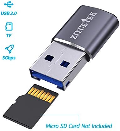 Micro sd Kártya Olvasó USB 3.0,ZIYUETEK Alumínium USB 3.0 Hordozható Memória kártyaolvasó Adapter PC,USB / Micro SD/TF