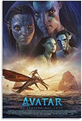 Avatar Film Poszter 1 Wall Art Vászon Nyomtatás Poszter Haza, Fürdőszoba, Hálószoba, Iroda Nappali Dekor Vászon Poszter