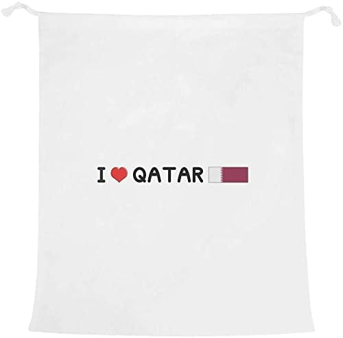 Azeeda 'Szeretem Katar' Mosoda/Mosógép/Tároló Táska (LB00021765)