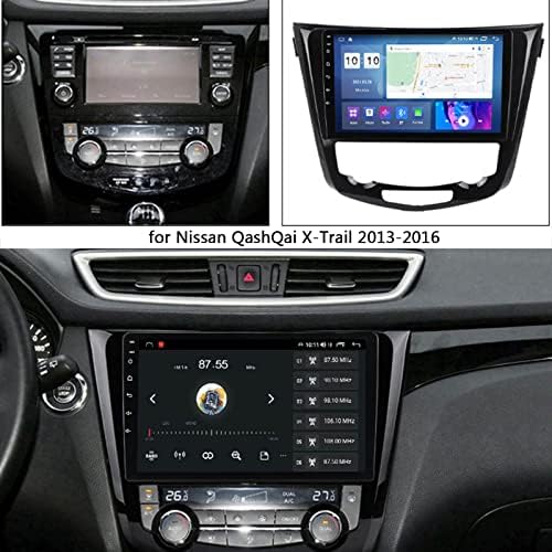PLOKM Android 12 Autó Sztereó Nissan Qashqai X-Trail 2013- 9 Hüvelykes érintőképernyő autórádió, Bluetooth kihangosító/Fm