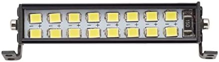 DKKY Trx4 Fém LED Tető Lámpa Bár az 1/10 RC Crawler TRX-4 TRX 4 SCX10 90027 SCX10 II. 90046 90047 D90 CC01 (kétsoros