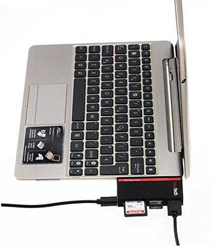 Navitech 2 az 1-ben Laptop/Tablet USB 3.0/2.0 HUB Adapter/Micro USB Bemenet SD/Micro SD Kártya Olvasó Kompatibilis Az