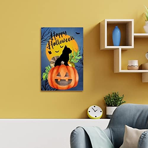 Halloween Kisállat Macska Boszorkány Kalap Fa Alá Újdonság Többszintű Tálca Dekoráció töklámpás Hold Denevérek Fa Alá