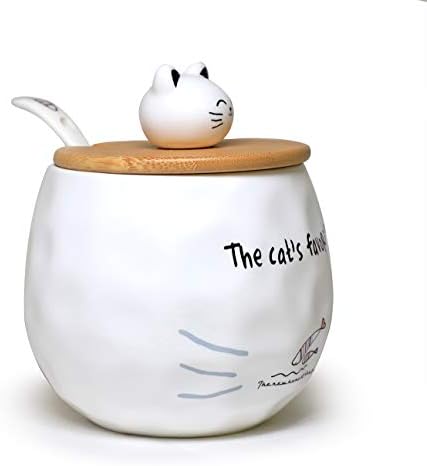 Aranyos Macska, Bögre, Kerámia Bögre Kanállal, majd a Fa Tetejét Aranyos Design Finom Porcelán Csésze Tökéletes Kávé,