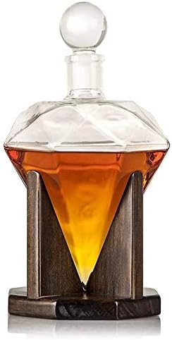 whisky decantador Whiskys Üveget, Kreatív Gyémánt Üveg Bor, Derítő, a Likőr,Rum,Whisky,Vodka-Ital 1000Ml Hordókkal