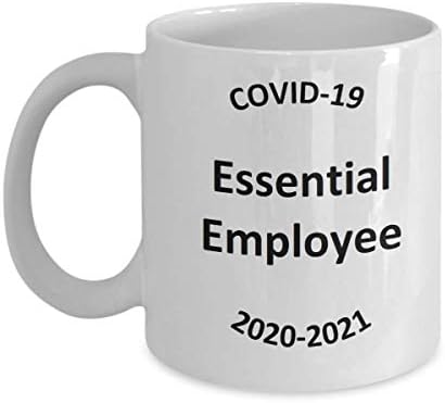 Covid -19 Bögre - Covid -19 Alapvető Munkavállalói 2020-2021 - Ajándék Munkatárs