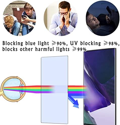 Vaxson 2-Pack Anti Kék Fény képernyővédő fólia, kompatibilis Veidoo T8 Gyerekek Tabletta 7 TPU Film Védők Matrica [