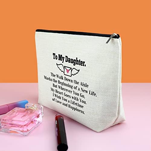 A Lányom Smink táska Apa Anya Inspiráló Ajándék Kozmetikai Táska Lánya Tini Lányok Lánya Születésnapi Ajándék Anya Érettségi