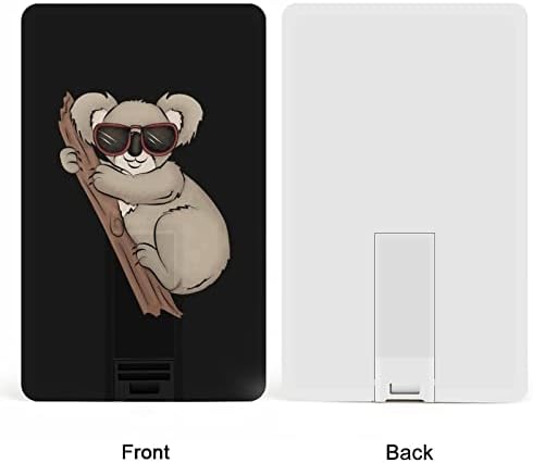 Aranyos Koala Hitelkártya USB Flash Meghajtók Személyre szabott Memory Stick Kulcs, Céges Ajándék, Promóciós Ajándékot