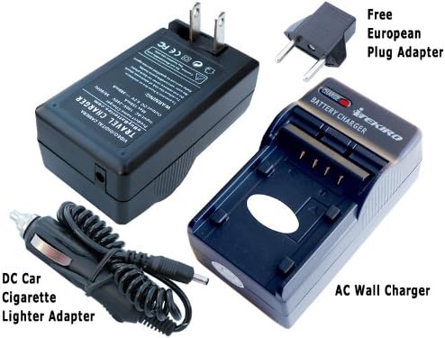 iTEKIRO Fali DC Autó Akkumulátor Töltő Készlet Panasonic VW-VBD120-H + iTEKIRO 10-in-1 USB Töltő Kábel