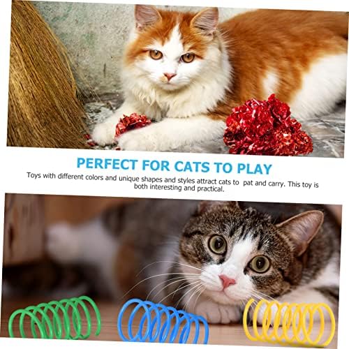 Ipetboom 5 Db Macska Játék Macska Játékok Rugalmasságát Műanyag Pet Supplies