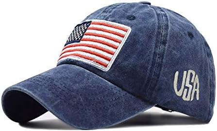 Alkalmi Baseball Sapkák Felnőtt Forgassatok Amerikai Zászló Hímzés Traktoros Caps Mosott Szomorú Vintage Apa Sapka Állítható