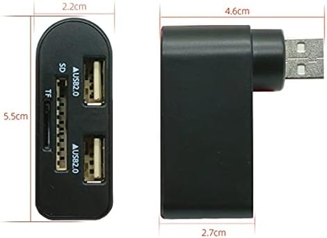 SXYLTNX USB Hub 2.0, SD TF Kártya Adapter Splitter Power Interface USB kártyaolvasót a Számítógép Laptop PC