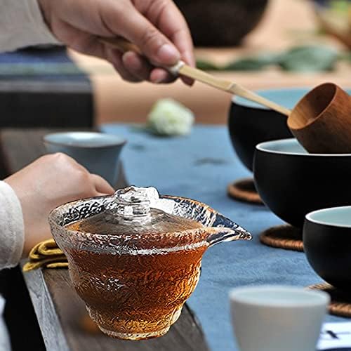 YARNOW Kínai Üveg Tea Dobó Cha Hai Tea Csésze Gong Kung Fu Tea, Tej Dobó Kung Fu Tea a Csészét Megosztási Dobó Kupa,Átlátszó